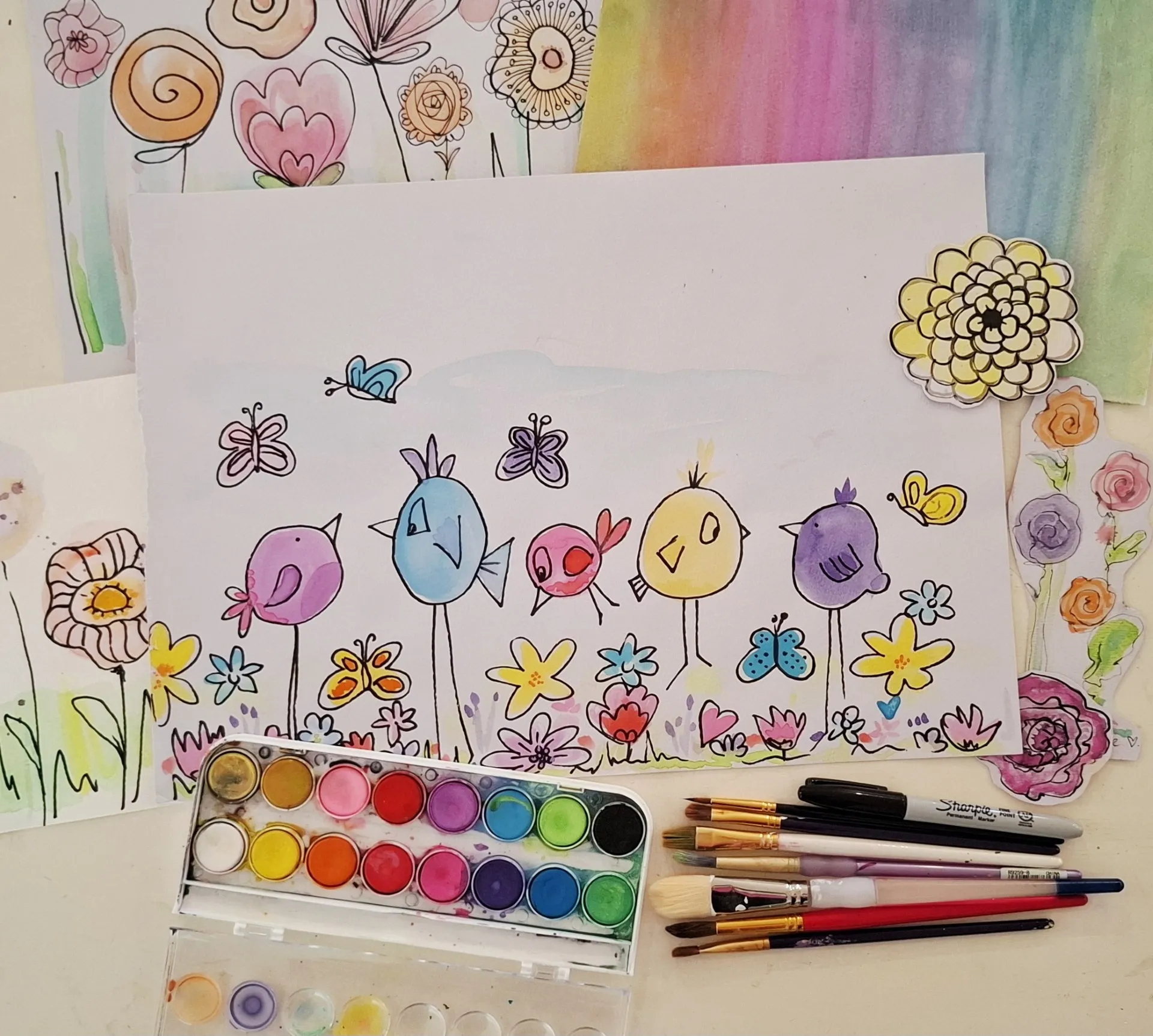 Watercolour art work 